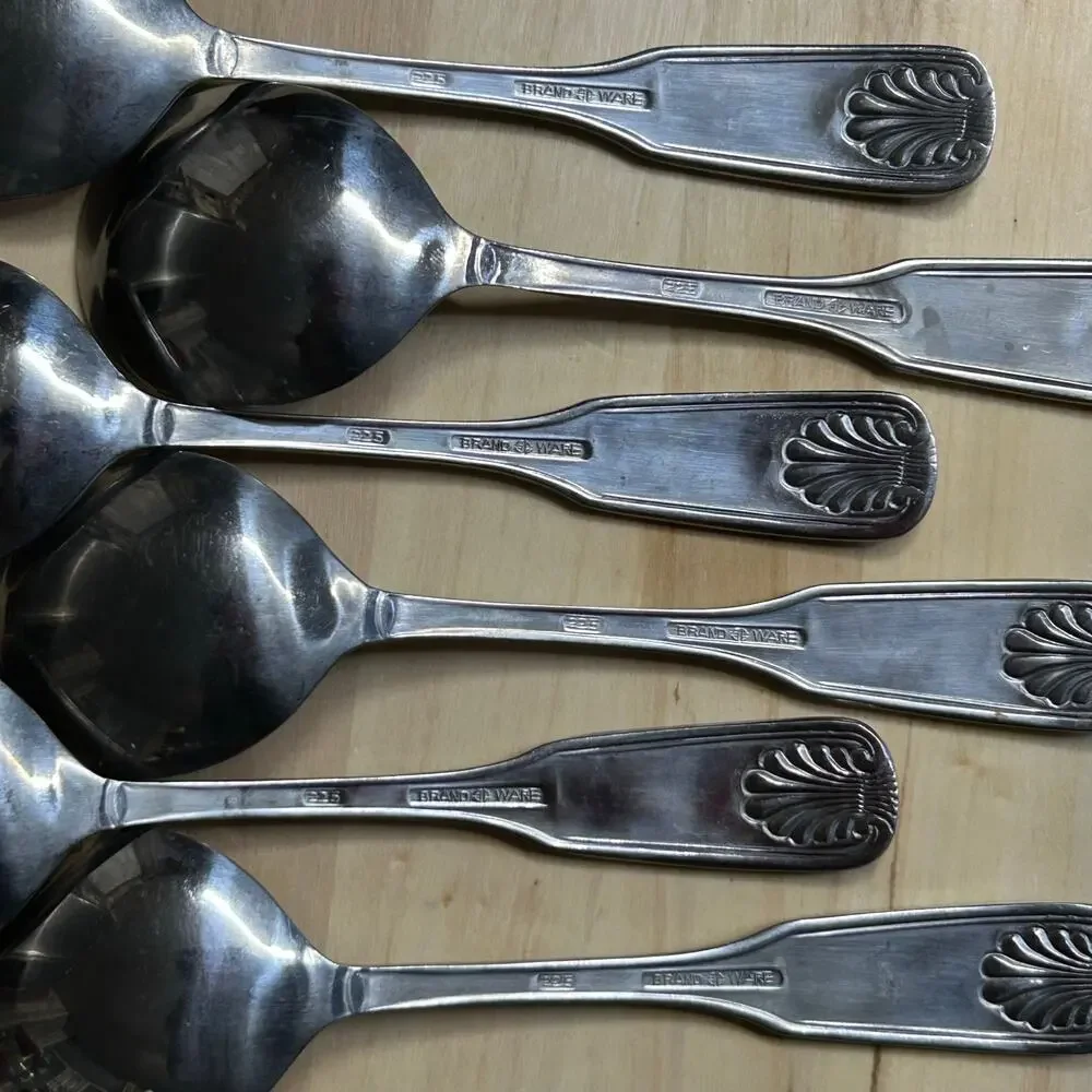 Brandware Flatware SOUP SPOONS (6) Coral